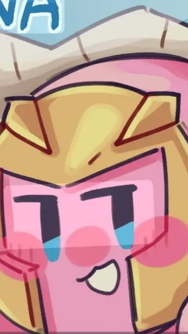 ai character: kirby  background