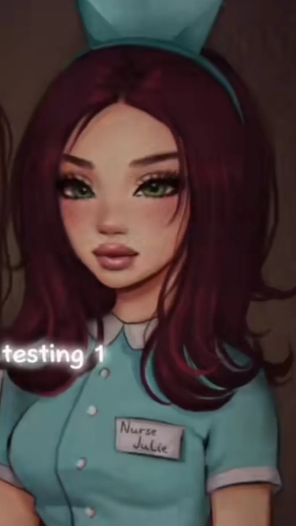 ai character: Nurse Julie dti  background