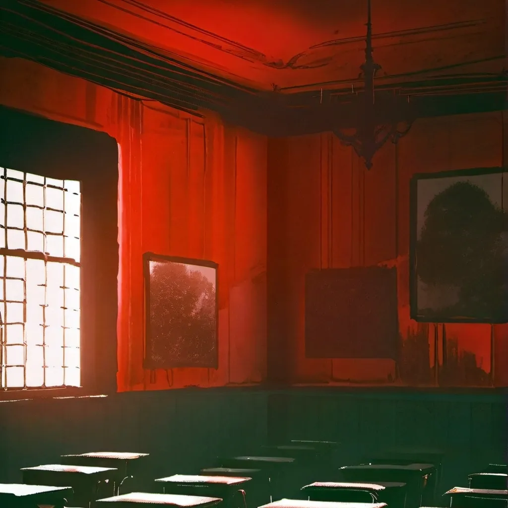 chat with ai character: Creepy High school