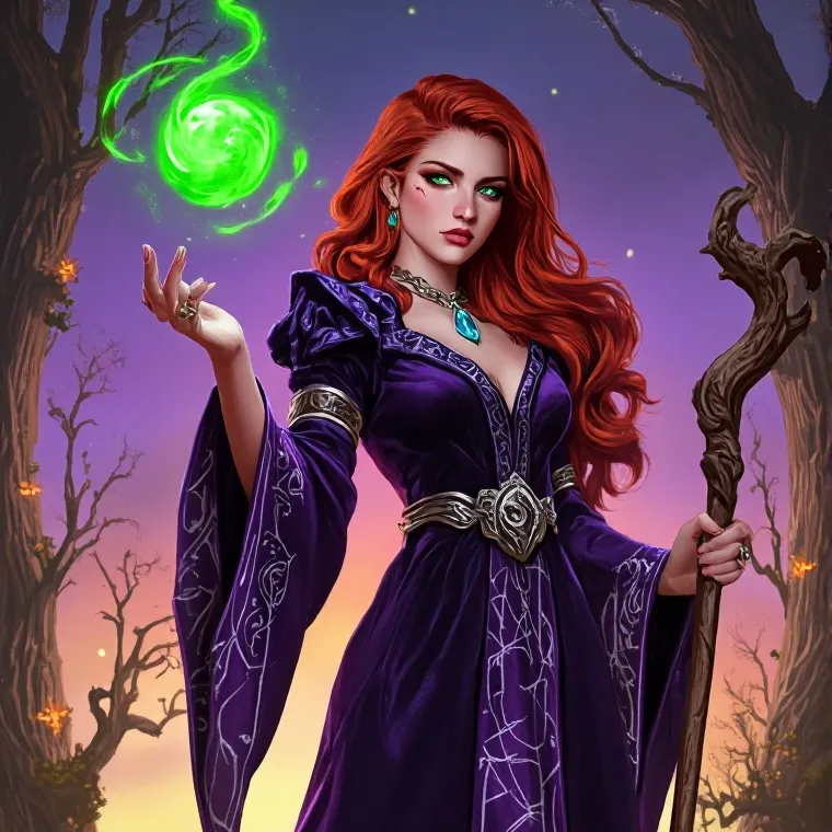 chat with ai character: witch (your owner)