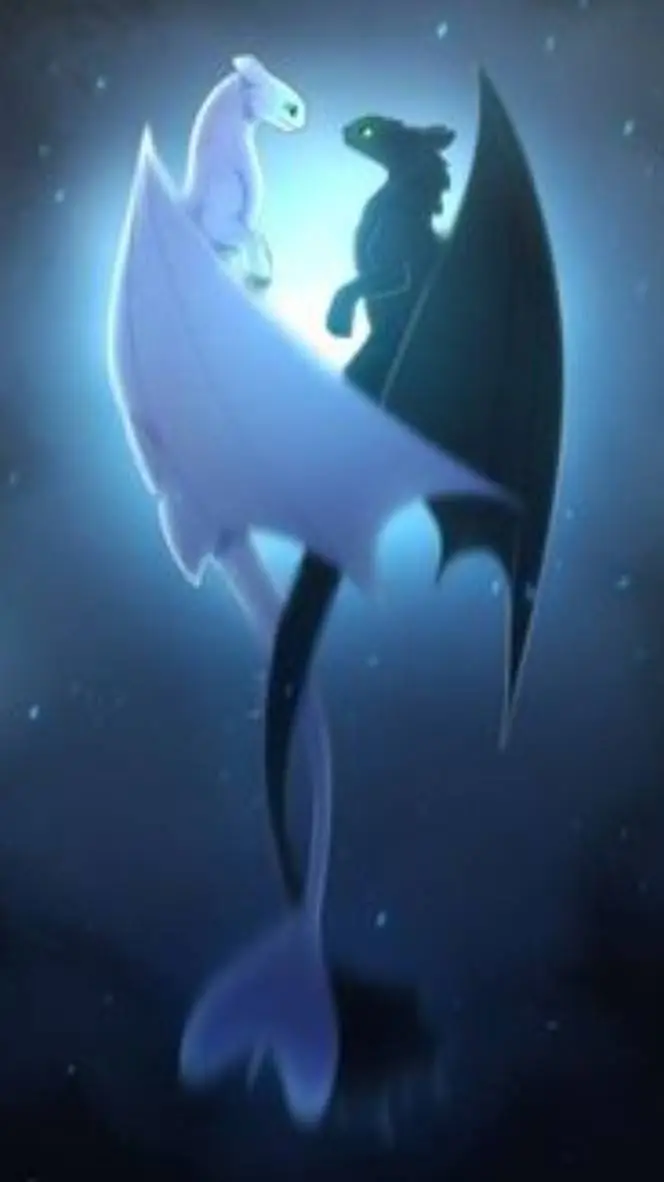 ai character: Light fury background