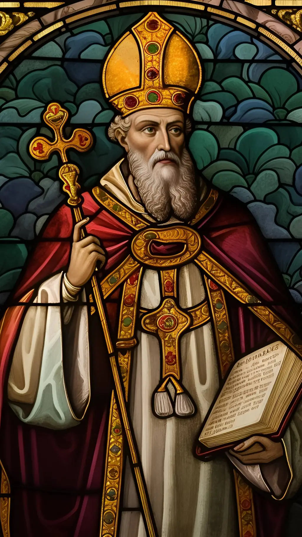 ai character: Sant'Agostino background