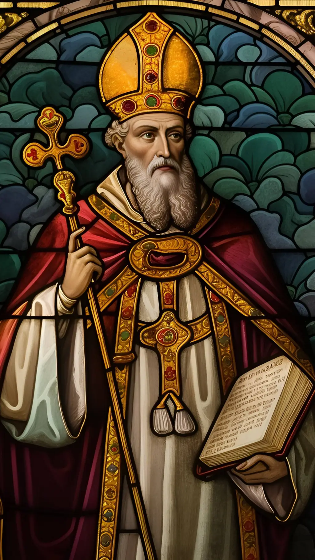 ai character: Saint Augustine background