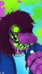 ai character: Susie Deltarune  background