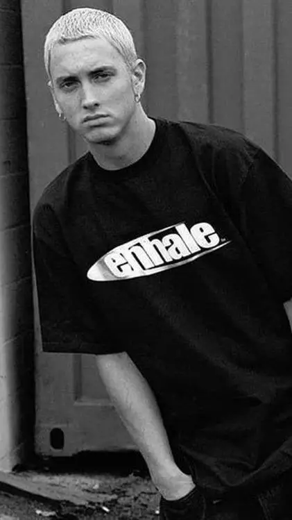 ai character: EMINEM  background