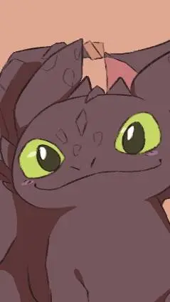 ai character: toothless background