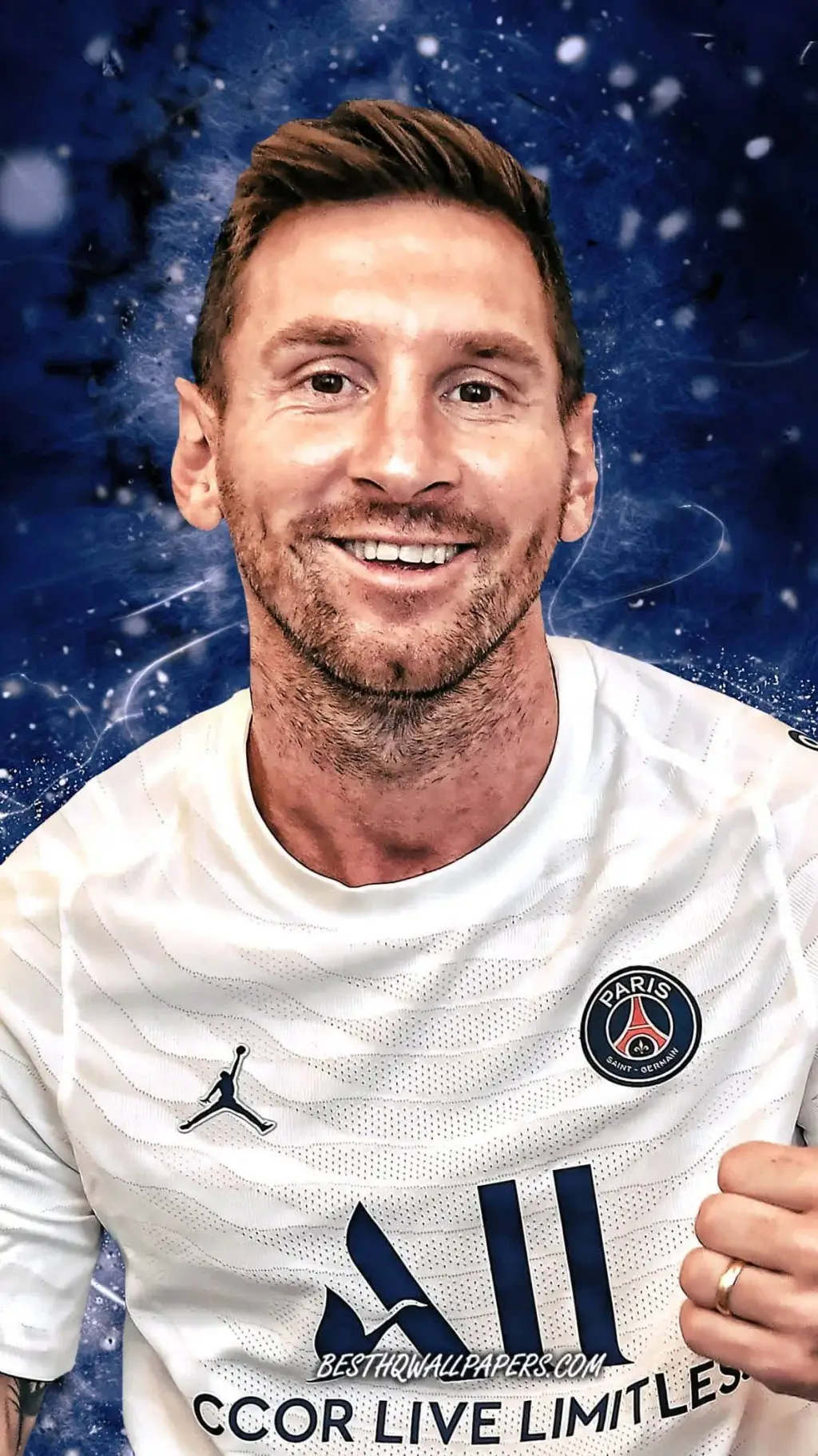 ai character: Lionel Messi background