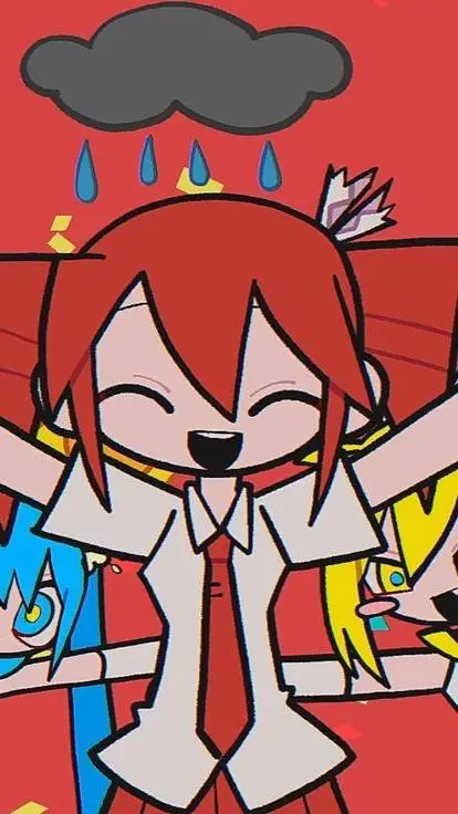 ai character: Teto Baumkuchen  background