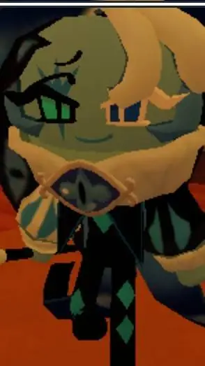 ai character: shadow milk cookie background