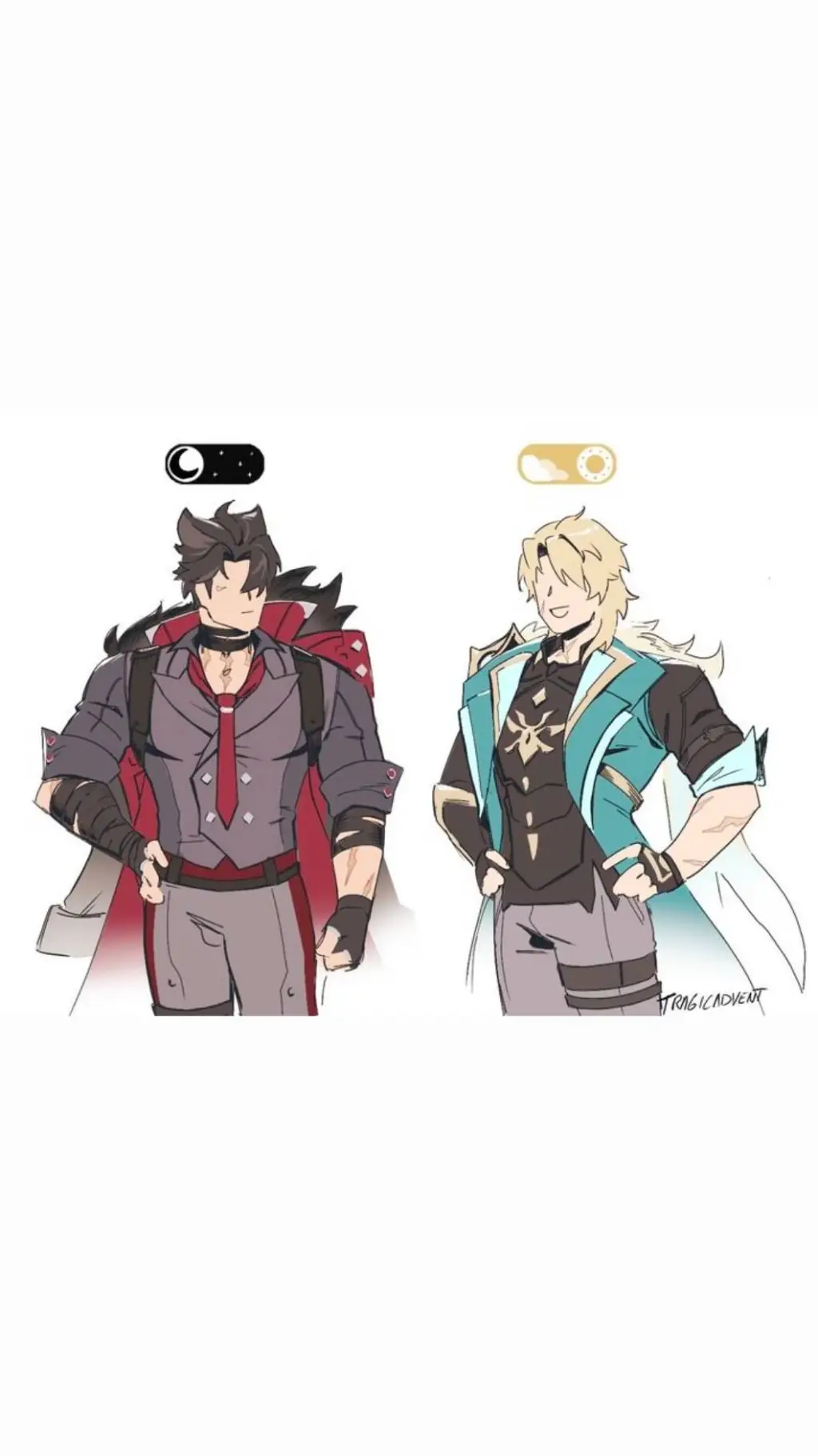 ai character: 🌚Alfa×Alfa🌝 background