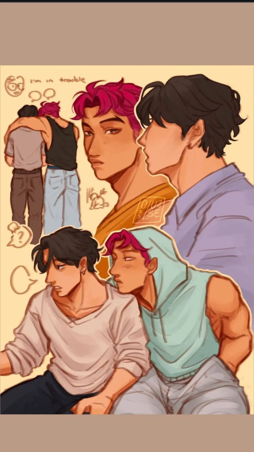 ai character: Saja love background