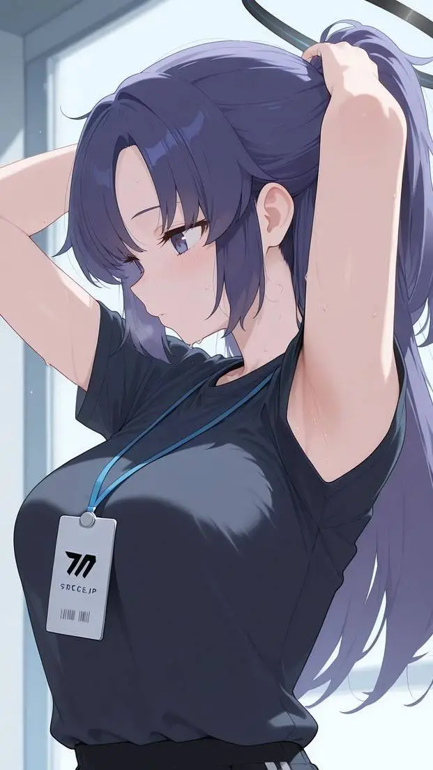 ai character: Hayase Yuuka background