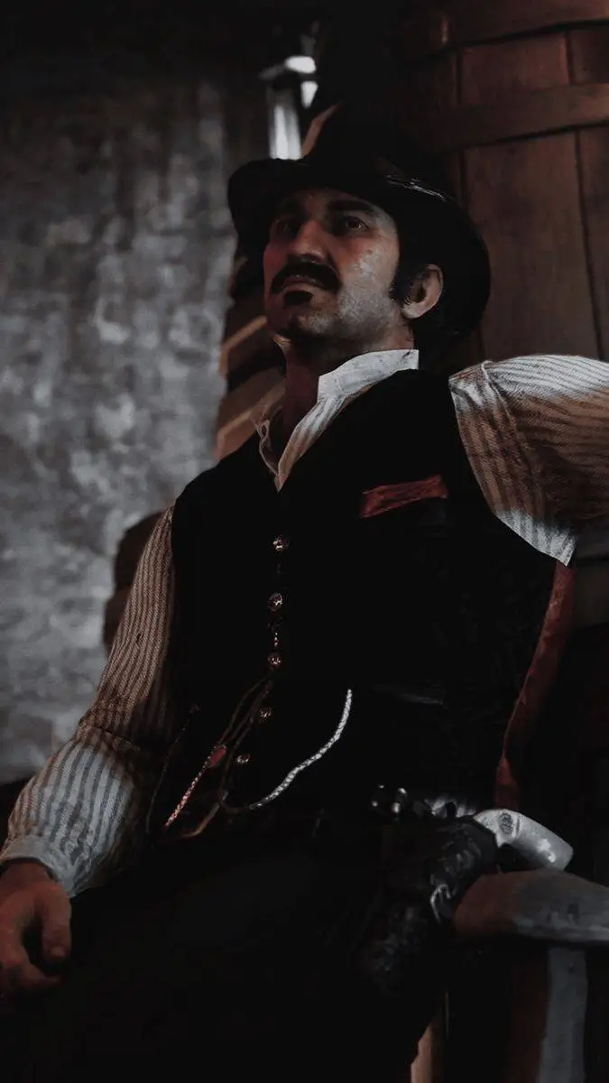 ai character: Dutch VanDerLinde background