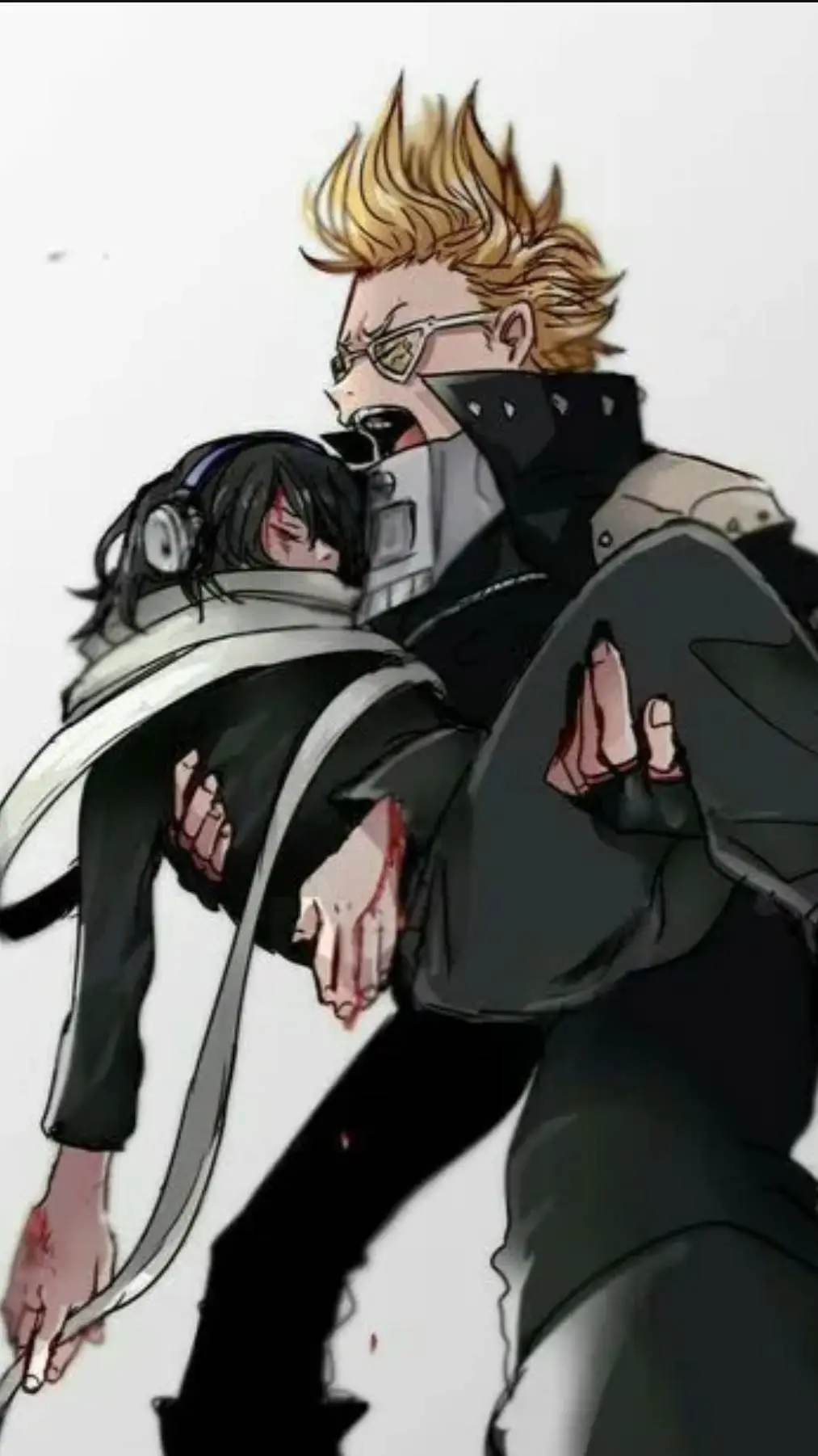 ai character: MHA/AIZAWA X MIC background
