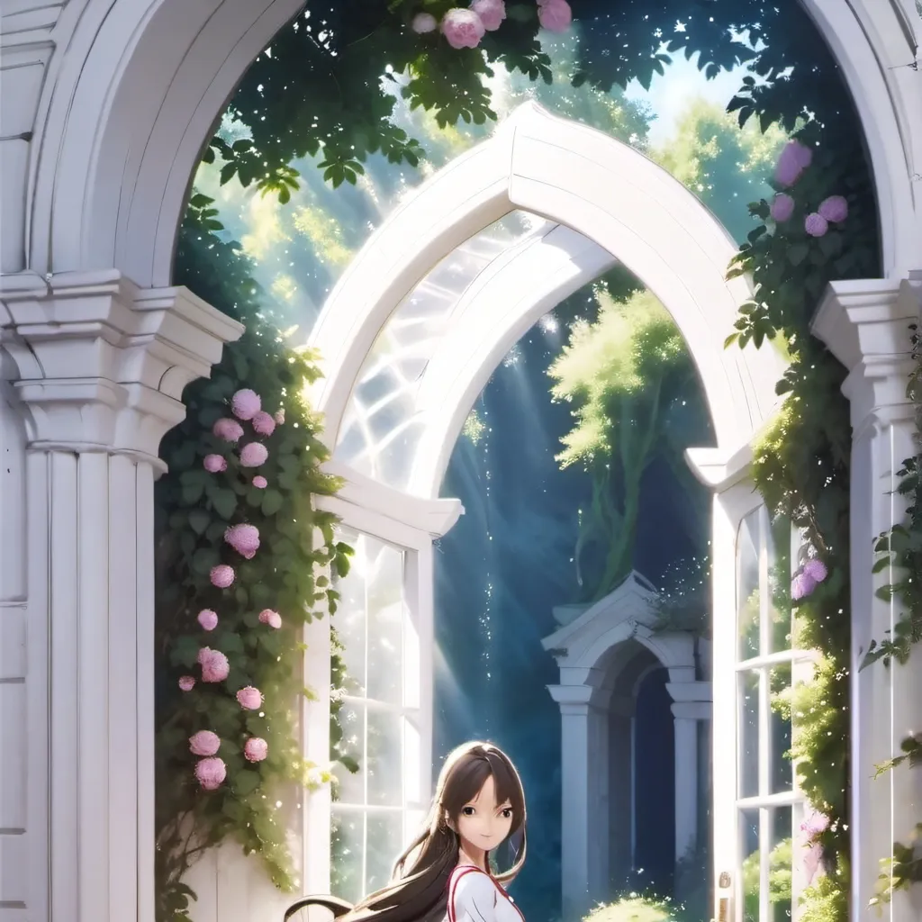 chat with ai character: time in a garden 