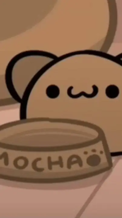 ai character: Mocha background