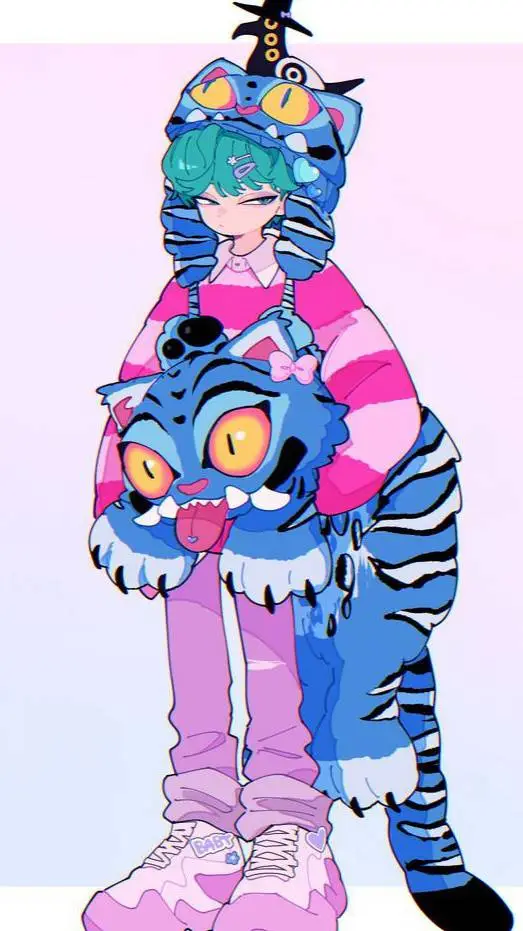 ai character: baby saja background
