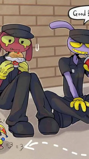 ai character: Jax and evil jax background