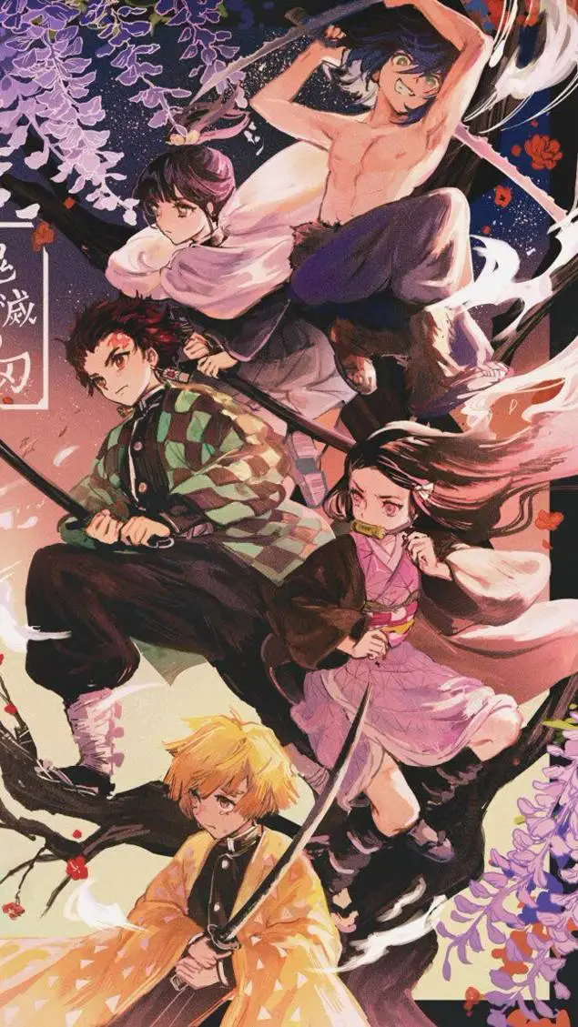 ai character: kny/demon slayer background