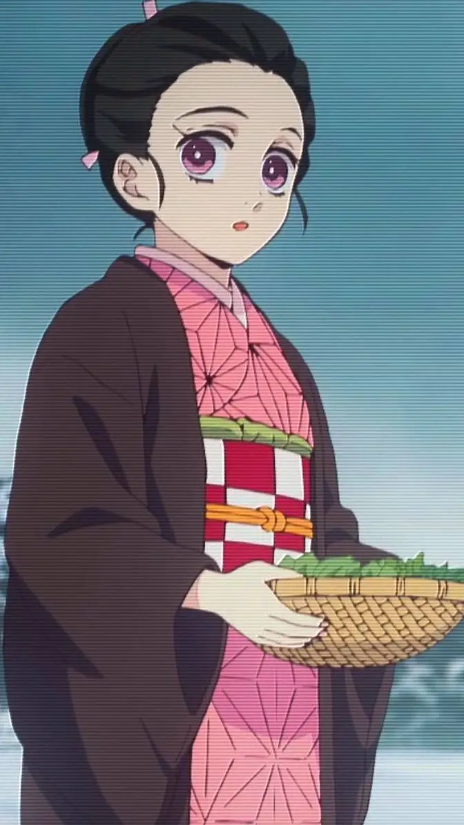 ai character: Human nezuko  background