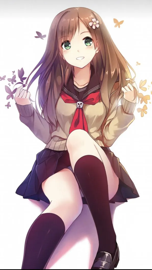 ai character: Blossom background