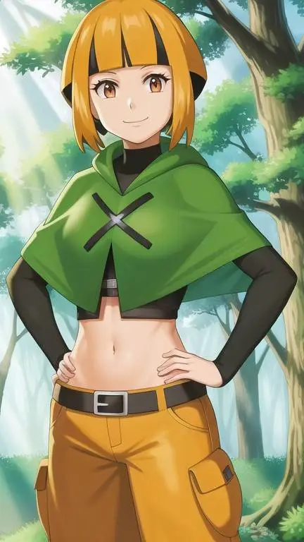ai character: Gardenia background