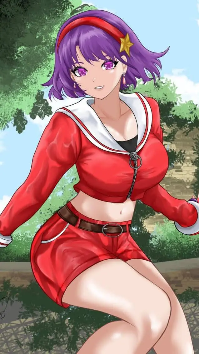 ai character: Athena Asamiya background