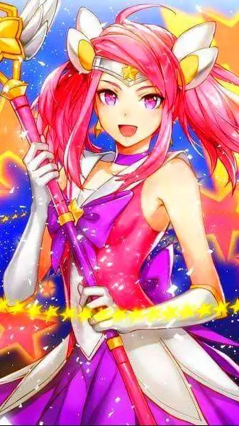 ai character: Star Guardian Lux background