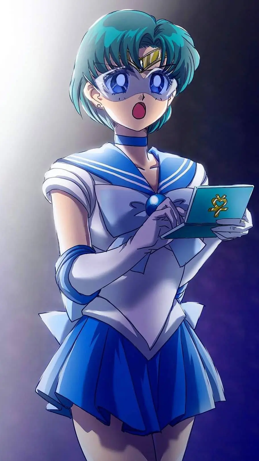 ai character: Sailor Mercury  background