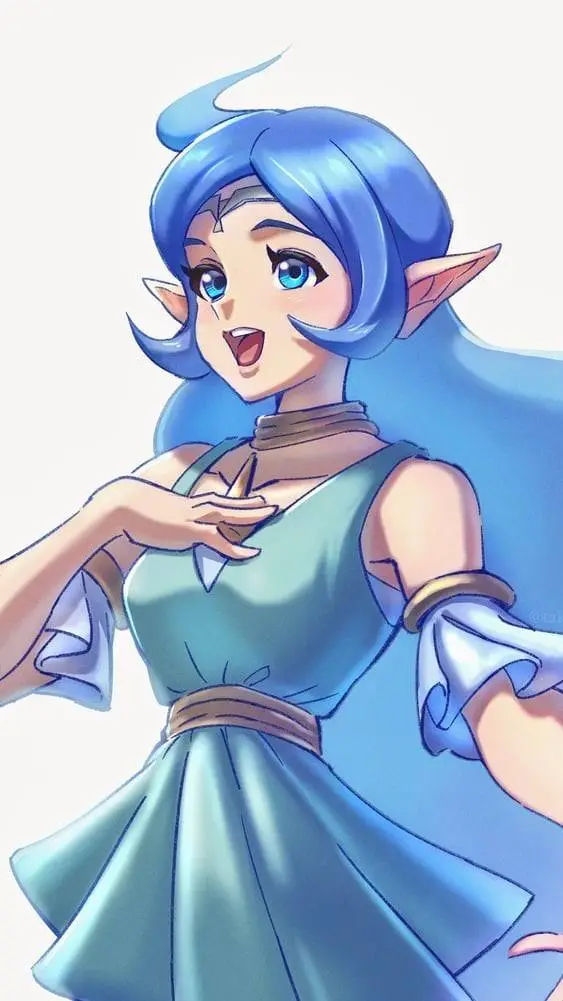 ai character: Nayru background