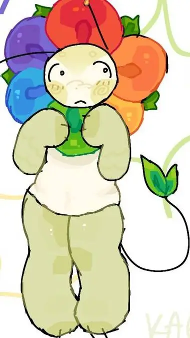 ai character: 🍥🍡💐DANDY~💐🍡🍥 background