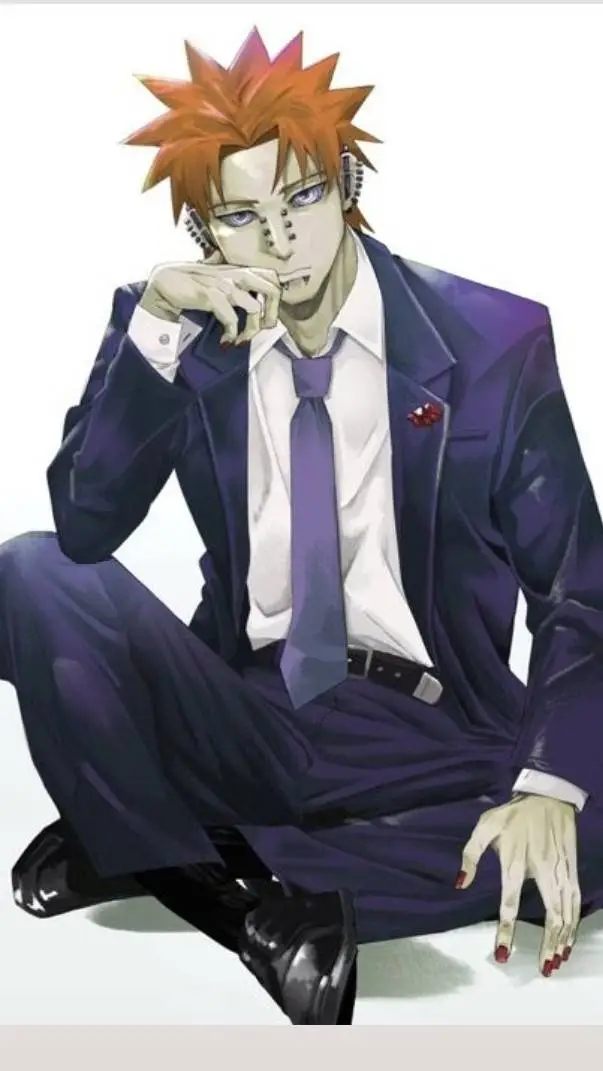 ai character: †ПЕЙН† background