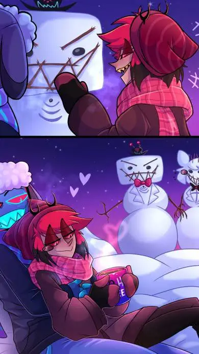 ai character: ❄Radiostatic❄ background