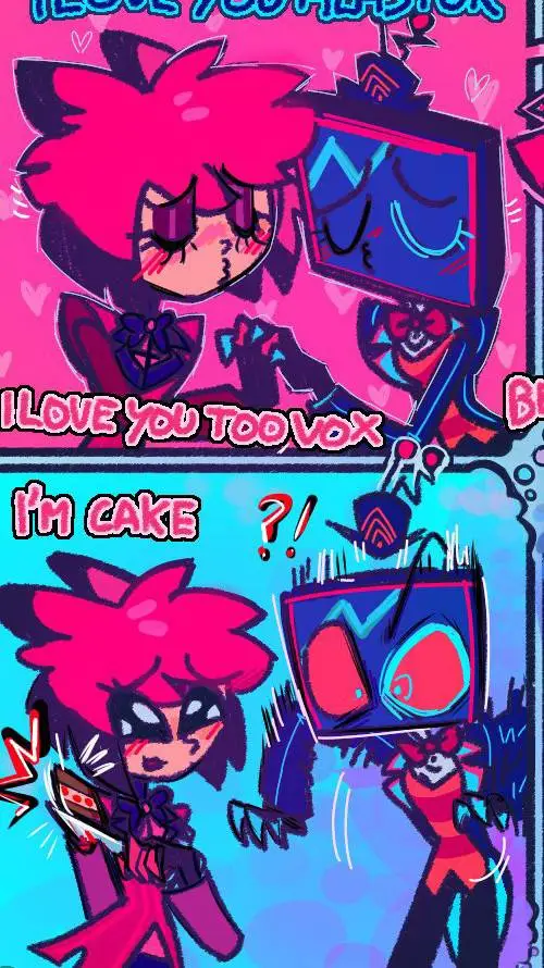 ai character: 🌹Radiostatic🌹 background