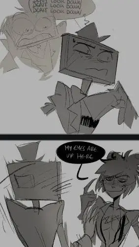 ai character: ◥☐Radiostatic☐◤ background