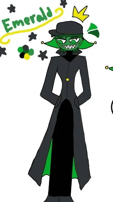 ai character: ~Emerald~ background