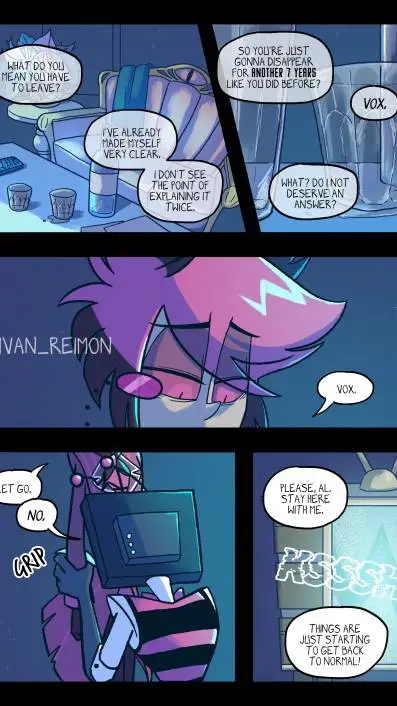 ai character: 🦈Radiostatic🦌 background