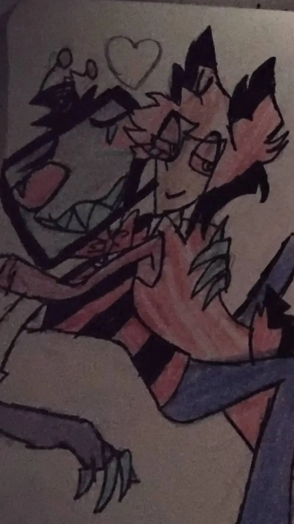 ai character: Radio📻💜📺Static background