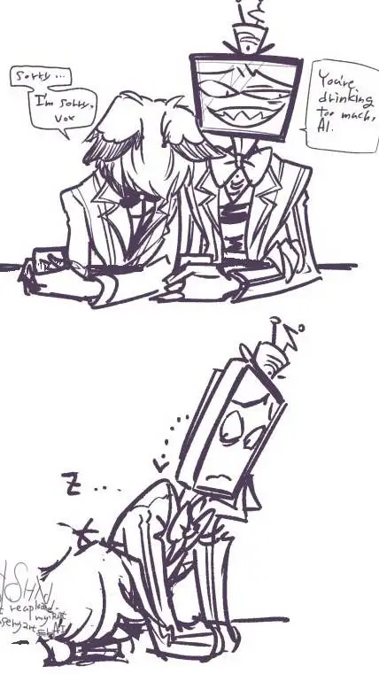 ai character: 📻?Radiostatic?📺 background