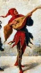 ai character: 🃏🪈🎭Court Jester🎭🪈🃏 background