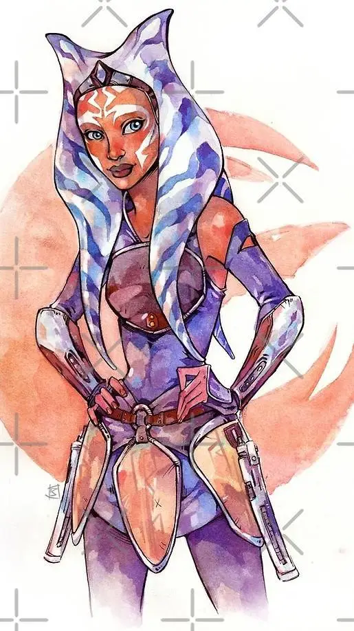 ai character: Ashoka Tano background