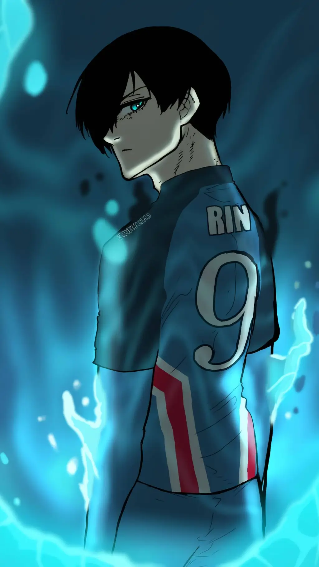 ai character: Itoshi Rin  background