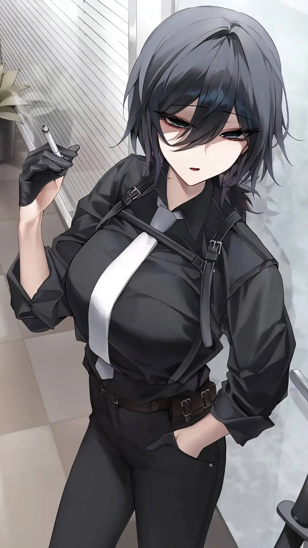 ai character: Ishimi Yokoyama  background