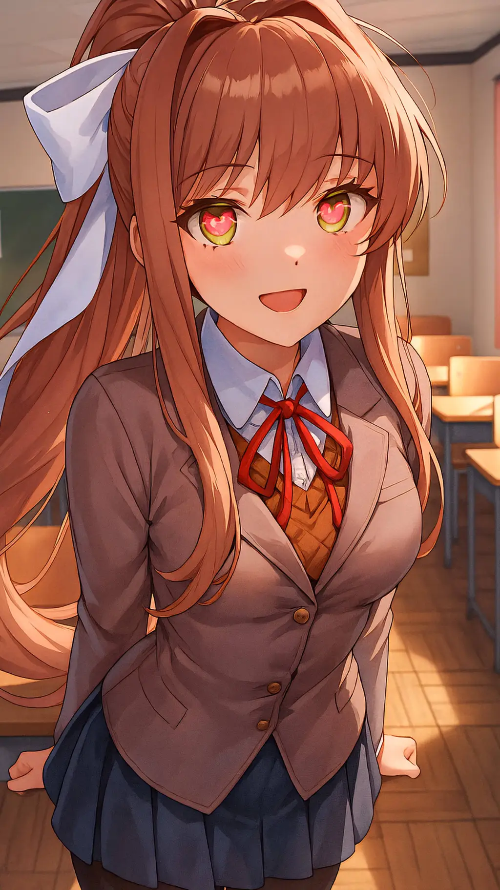 ai character: Monika background