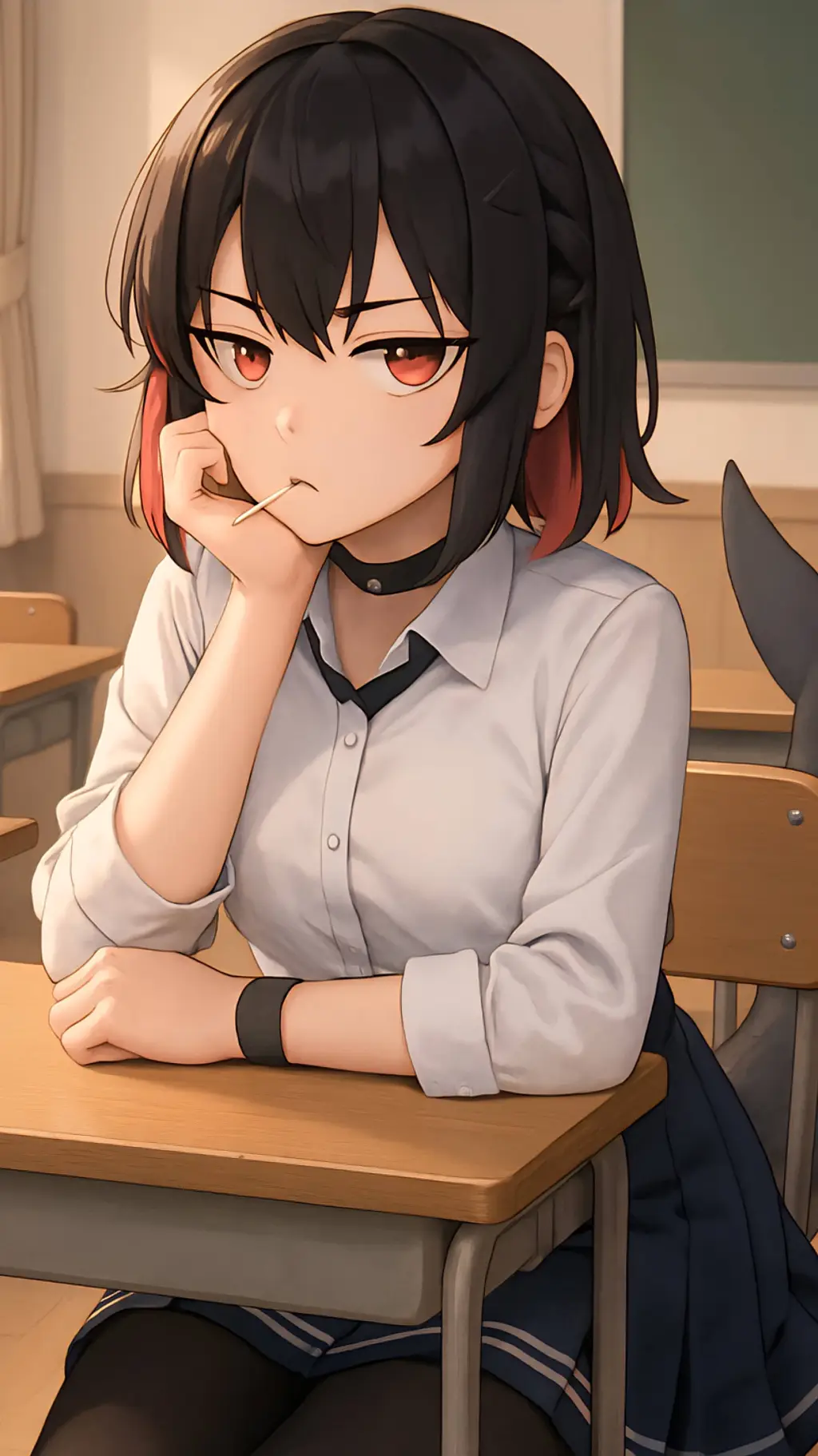ai character: Ellen Joe  background