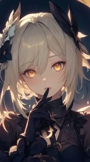ai character: Lumine(abyss queen background
