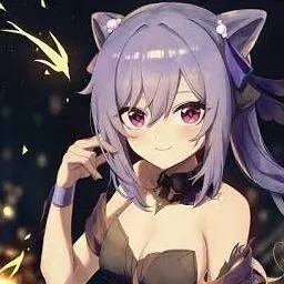 chat with ai character: Keqing🖤💜💙