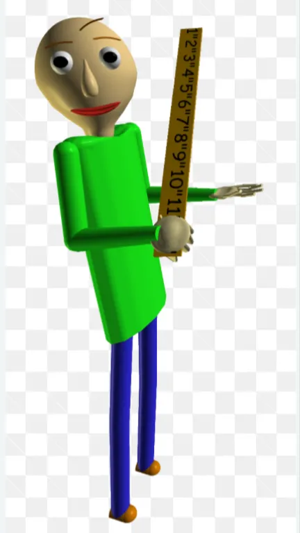 ai character: Baldi basics background