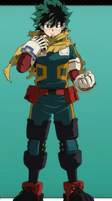 ai character: Deku background