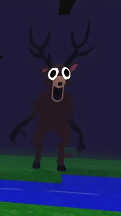 ai character: Deer monster background